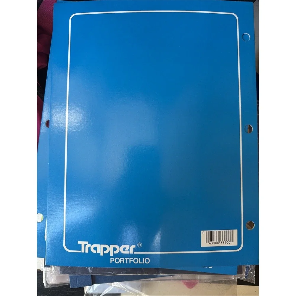 (2) Vintage 1980s Mead Trapper Keeper Portfolio Red Folders - New Old Stock